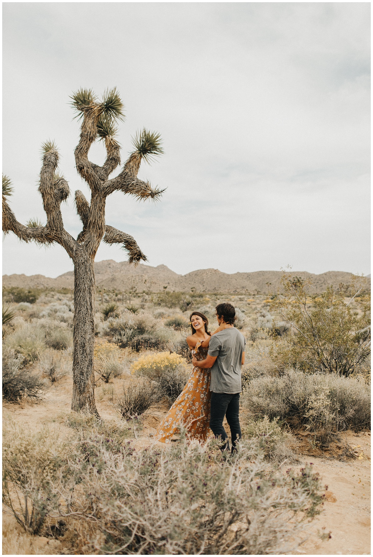 southern California engagement adventure session