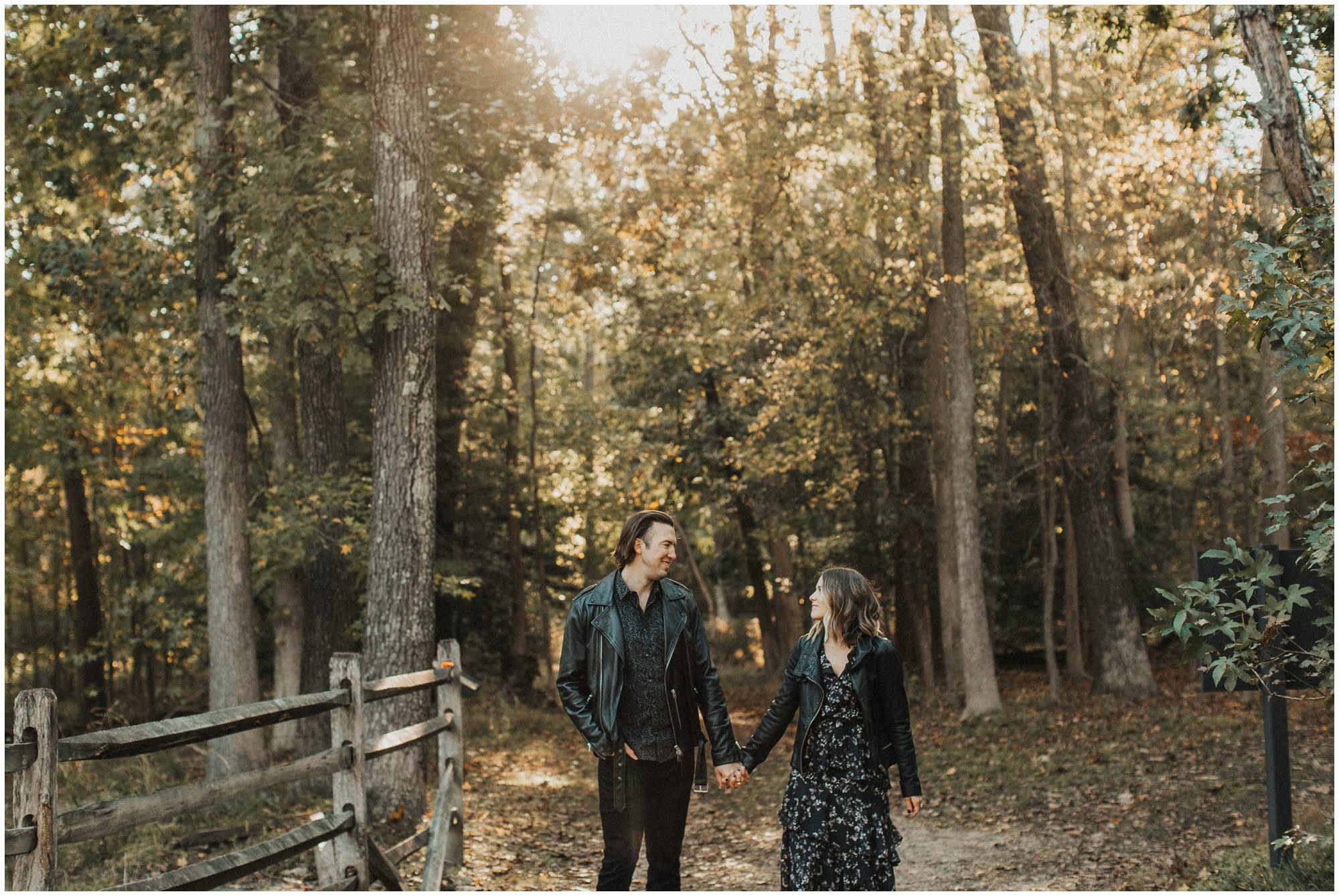 allaire state park engagement session, nature sunset, new jersey wedding photographer