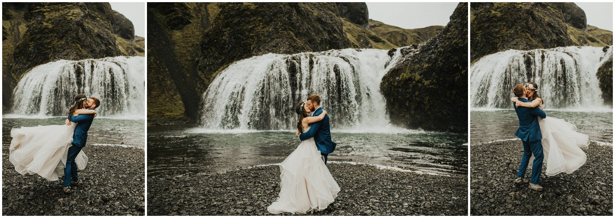 iceland wedding elopement candid artistic photographer