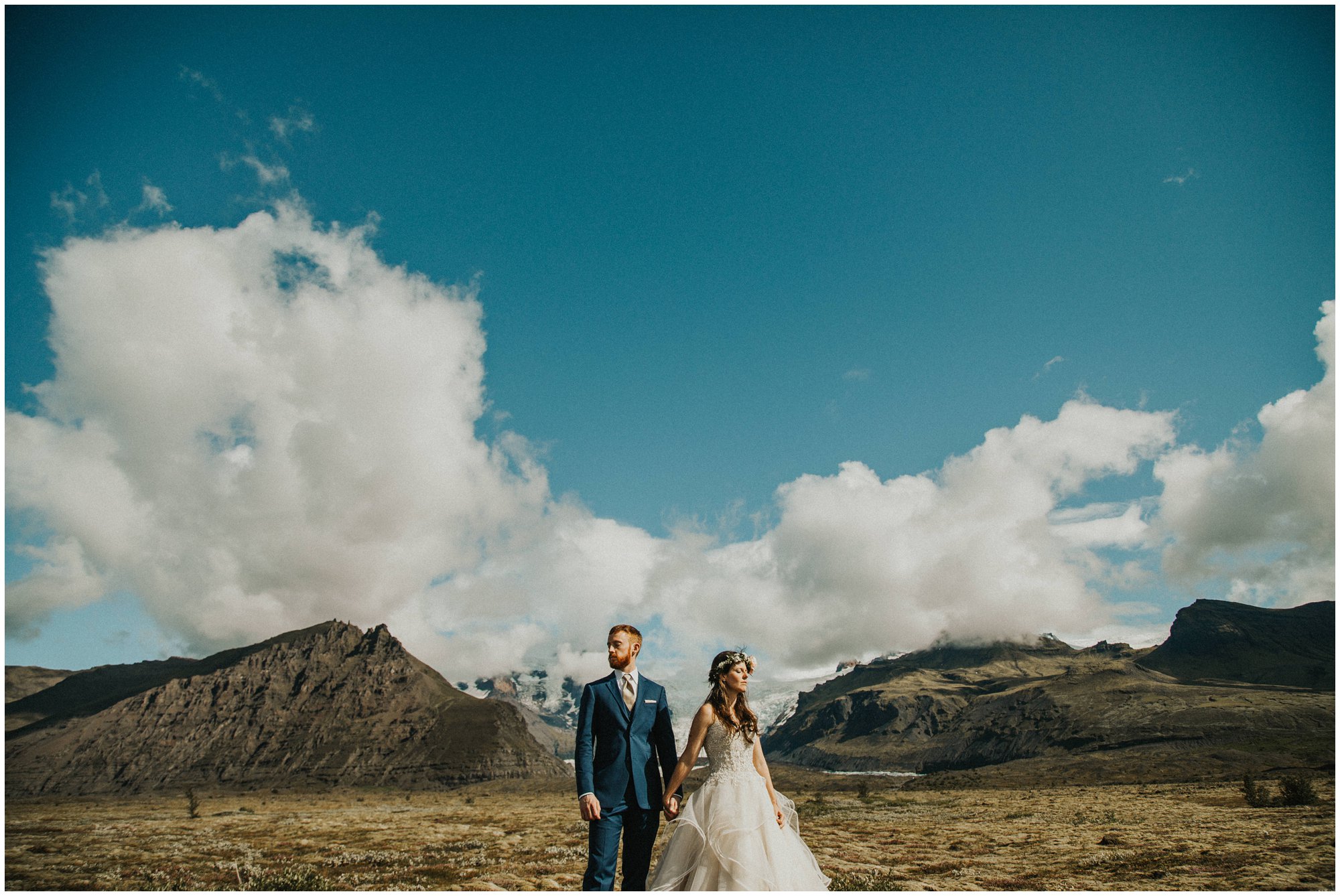 southern iceland wedding elopement candid artistic photographer epic photo