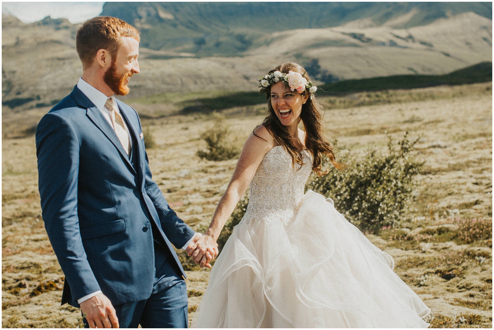 southern iceland wedding elopement candid artistic photographer 